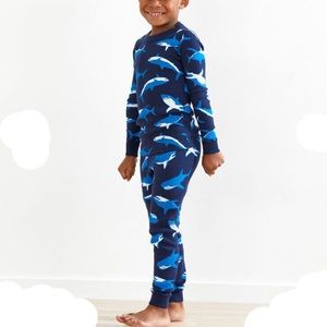 Hanna Andersson Organic Cotton Shark Pajamas